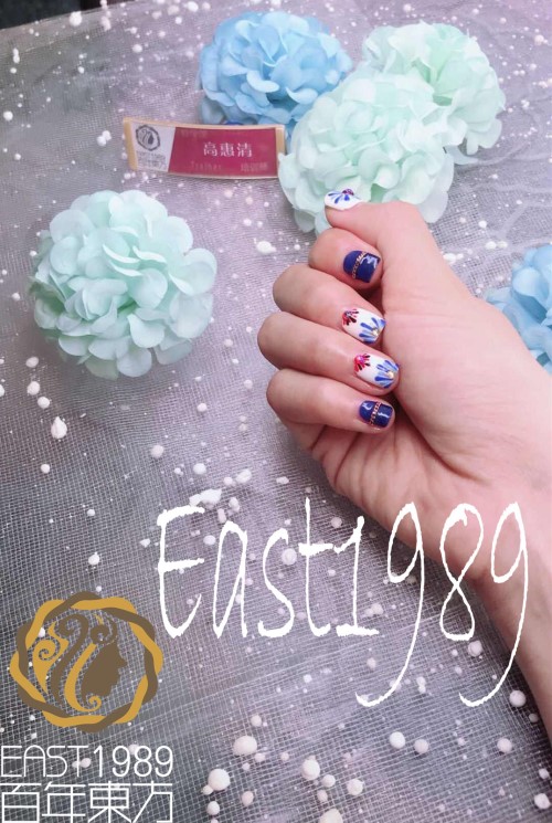  青花美甲怎么做？保定東方技工學校教你巧做美甲！
