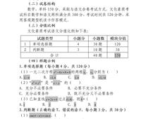 2023年河北省高職單招考試十類 和高職單招對(duì)口電子電工類、對(duì)口計(jì)算機(jī)類 文化素質(zhì)（數(shù)學(xué)）考試大綱